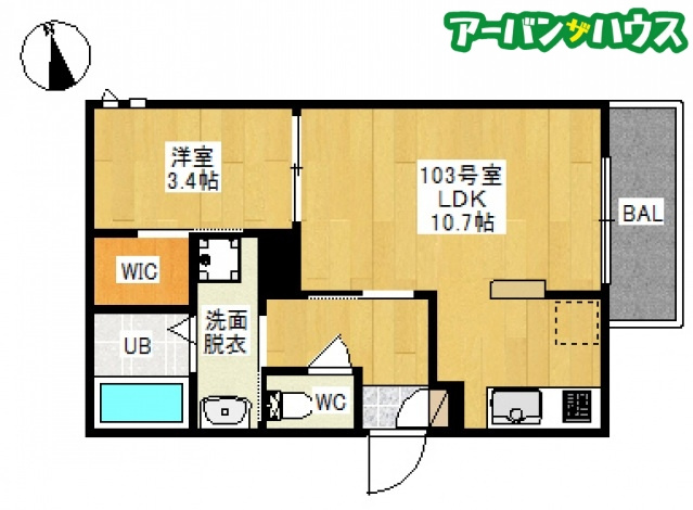 GRANDTIC ZEROの間取り