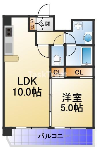 【間取り】 | フローライト南森町