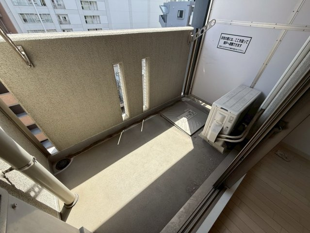 レジティア京町堀のバルコニー