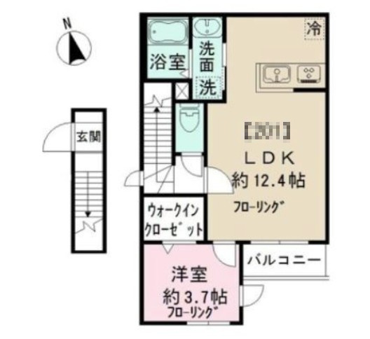 【間取り】 | サクラガオカ荘