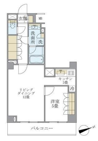 Ｂｒｉｌｌｉａ　ｉｓｔ　北沢の間取り|寝室と生活空間を分けられる間取り