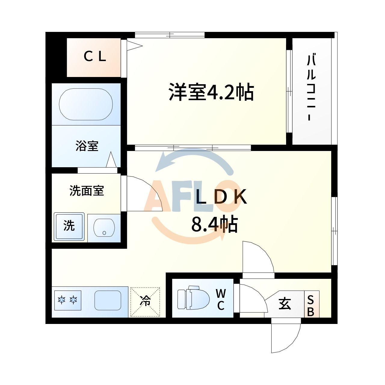 シャンティーハーバー九条の間取り|シャンティーハーバー九条　間取り