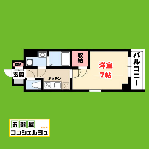 エスリード大須プレシアの間取り