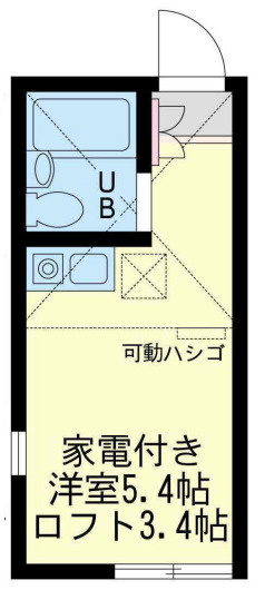 ユナイト小倉モッキンポットの間取り