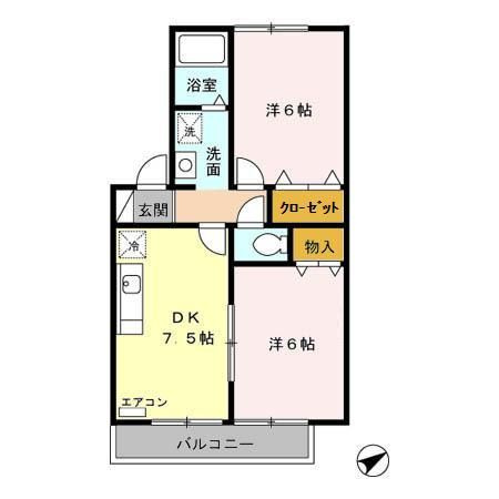 アベニューの間取り