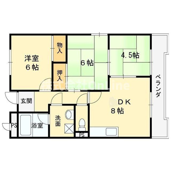 【間取り】 | ミラーハイツタバタ 
