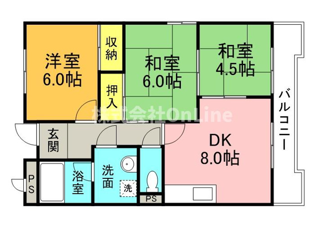 【間取り】 | ミラーハイツタバタ 