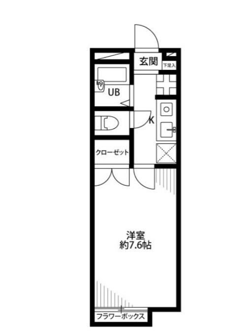 アムール上福岡の間取り