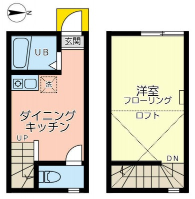 ユナイト横浜ファーストブランチの間取り