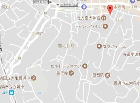 山手エドアルド・ブフナーの地図|同タイプ参考写真です。