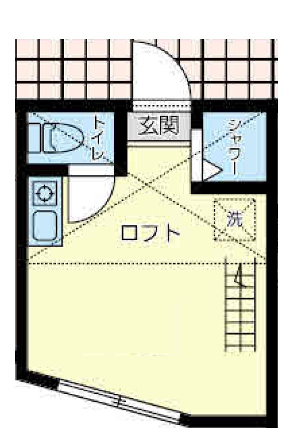 ユナイト日吉カッサーノの間取り