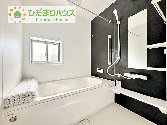 【浴室】 | 土浦市真鍋5丁目2086番　新築戸建　A号棟 | 大人が足を伸ばしても十分な広さ！一人でゆっくりくつろぐ時間も大切です！