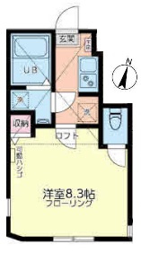 ユナイト黄金町アクトンストリートの間取り
