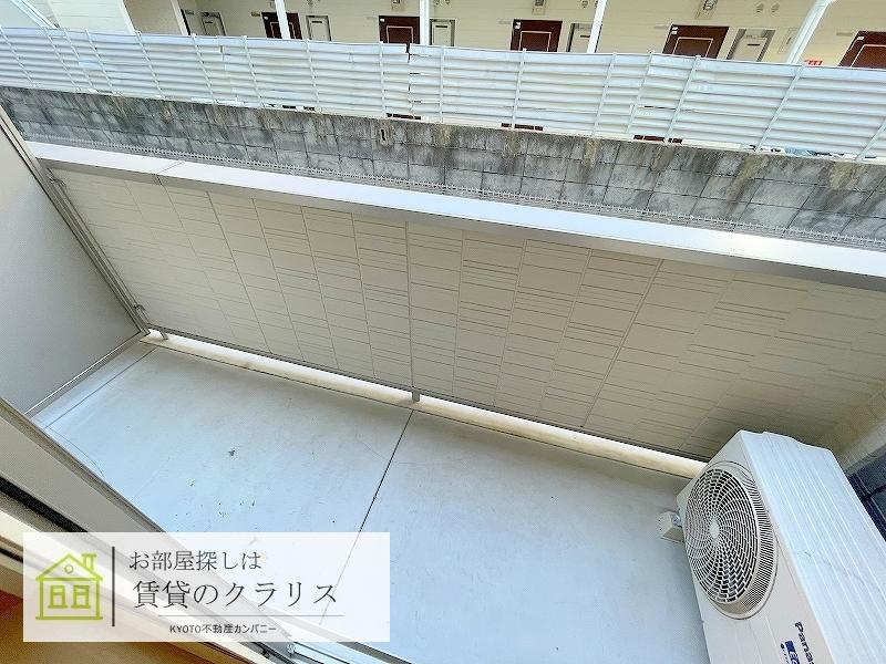 ソラヴィータ桂川のバルコニー