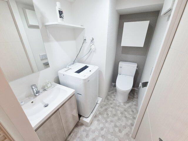 メインステージ浅草Ⅱの独立洗面台
