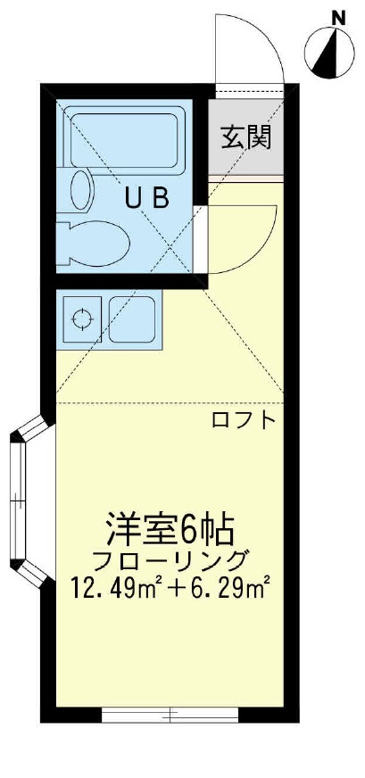 ユナイトステージKANSEIサーフサイドの間取り