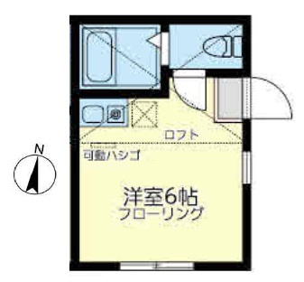 ユナイト日ノ出ルモンドの間取り