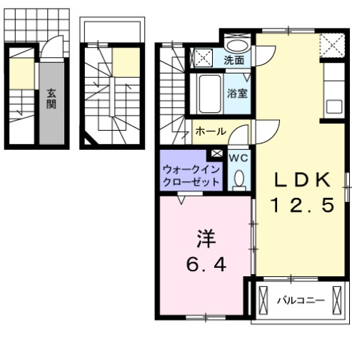 【間取り】 | アンジュⅡ
