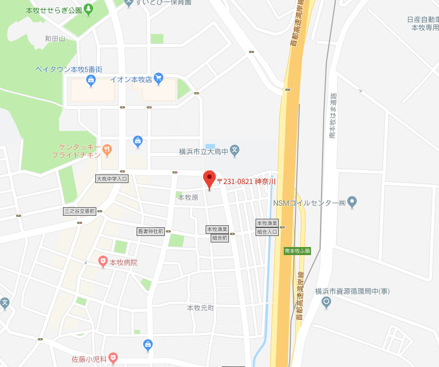 ブラッドリの杜の地図