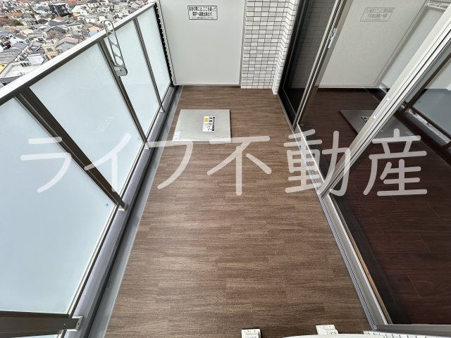 プレジオ森河内ASIANのバルコニー