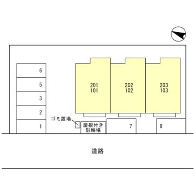 【区画図】 | パークハイム七番館 | ☆三木市　パークハイム七番館☆