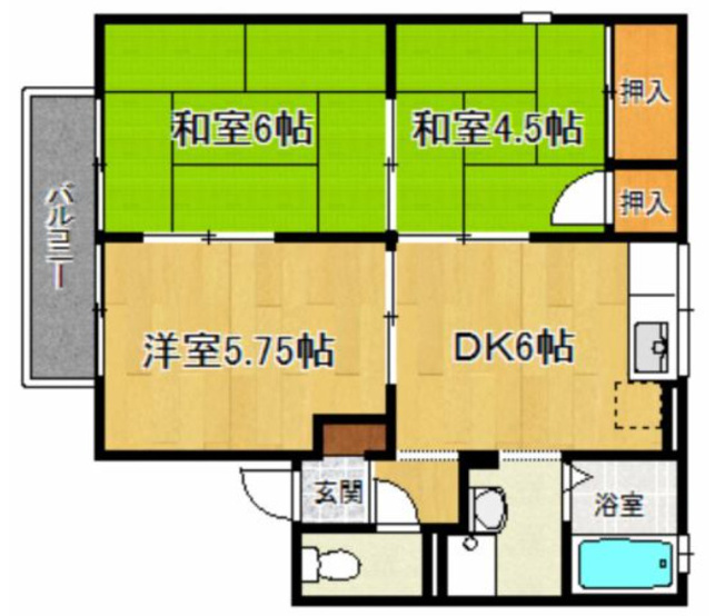 【間取り】 | エステート塩屋山手 | ☆神戸市垂水区　エステート塩屋山手☆