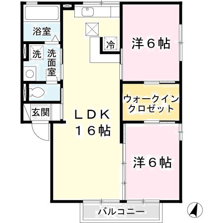 【間取り】 | ガーデンコート車A棟 | ☆神戸市須磨区　ガーデンコート車☆