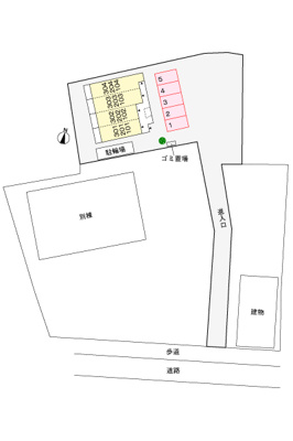 【区画図】 | ルポ舞子弐番館 | ☆神戸市垂水区　ルポ舞子弐番館☆