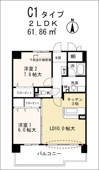 【間取り】 | パレセゾン | ☆神戸市垂水区　パレセゾン☆