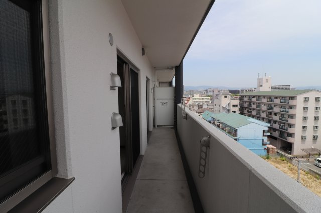 プロスパー正雀本町のバルコニー