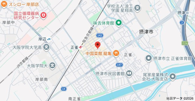 プロスパー正雀本町の地図