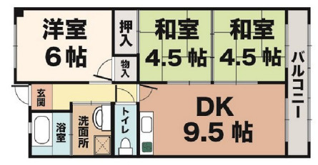 【間取り】 | グリーンハイツ松本 | ☆神戸市垂水区　グリーンハイツ松本☆