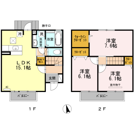 【間取り】 | ステラハウス | ☆神戸市垂水区　ステラハウス☆