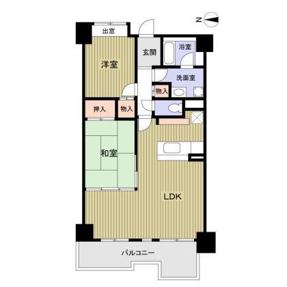 【間取り】 | パレ清水が丘 | オートロック付☆神戸市垂水区　パレ清水ヶ丘　賃貸☆