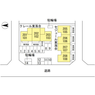 【区画図】 | セジュール東落合 | ☆神戸市須磨区　セジュール東落合☆