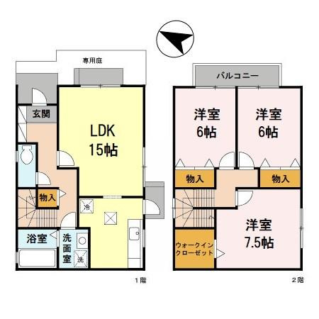 【間取り】 | ヴェールパティオ | ☆神戸市北区　ヴェールパティオ☆