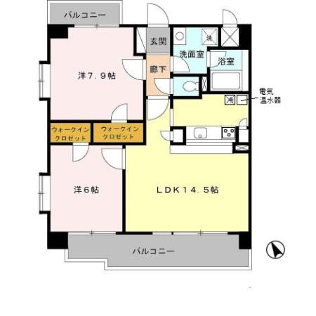 【間取り】 | シャン・クラージュ | ☆神戸市西区　シャンクラージュ☆