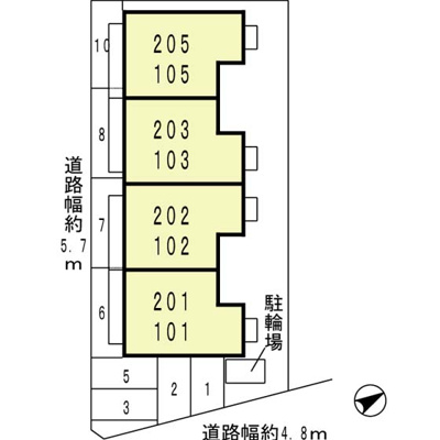 【区画図】 | グランディール福田 | ☆神戸市垂水区　グランディール福田☆