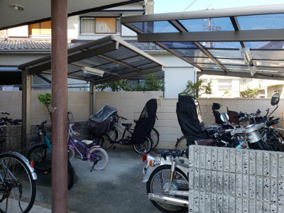 【その他共用部分】 | リアルテ霞ヶ丘 | 駐輪場☆神戸市垂水区　リアルテ霞ヶ丘　賃貸☆