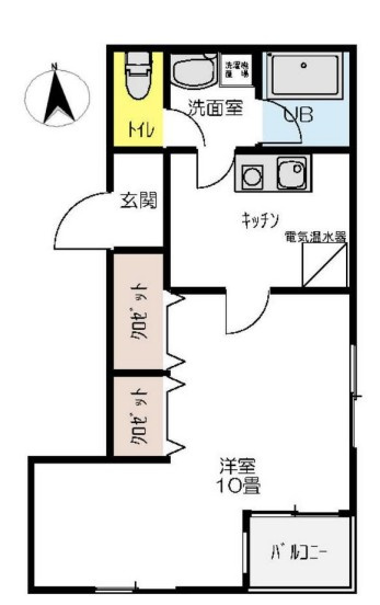 【間取り】 | イングLビル | バス・トイレ別☆神戸市垂水区　イングLビル　賃貸☆