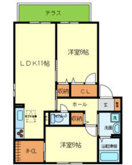 【間取り】 | サンシャインヒルズB棟 | ☆神戸市垂水区　サンシャインヒルズB棟☆
