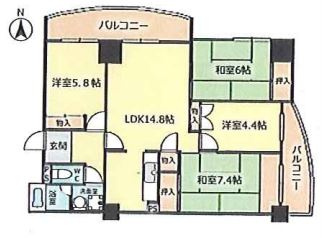 【間取り】 | シティハイツ舞子 | ☆神戸市垂水区　シティハイツ舞子☆