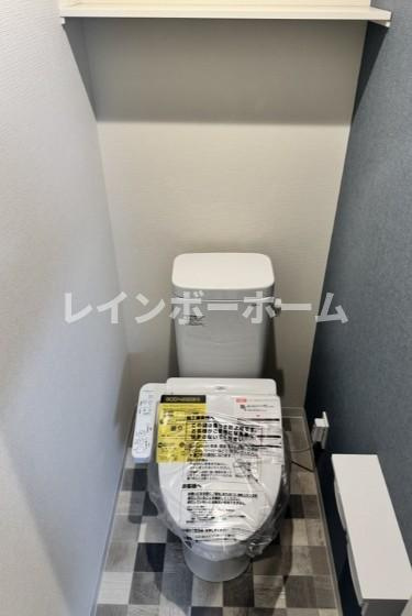 富士見市水谷東３丁目のアパートのトイレ