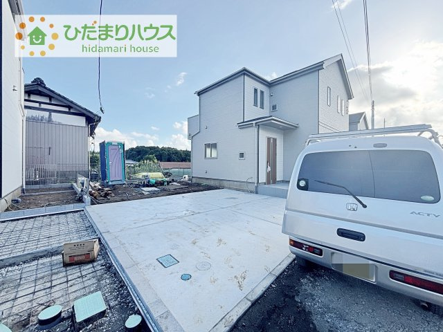 【駐車場】 | 土浦市真鍋5丁目2086番　新築戸建　B号棟 | マイホームなら駐車場代がかかりません！しかも、自宅の駐車場で洗車ができます！今までコイン洗車に行っていた手間も省けて、節約にもつながります(^^♪