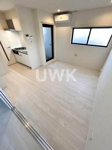 京都市伏見区深草柴田屋敷町のアパートの居間・リビング