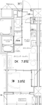 クローバー・レジデンス桑津の間取り