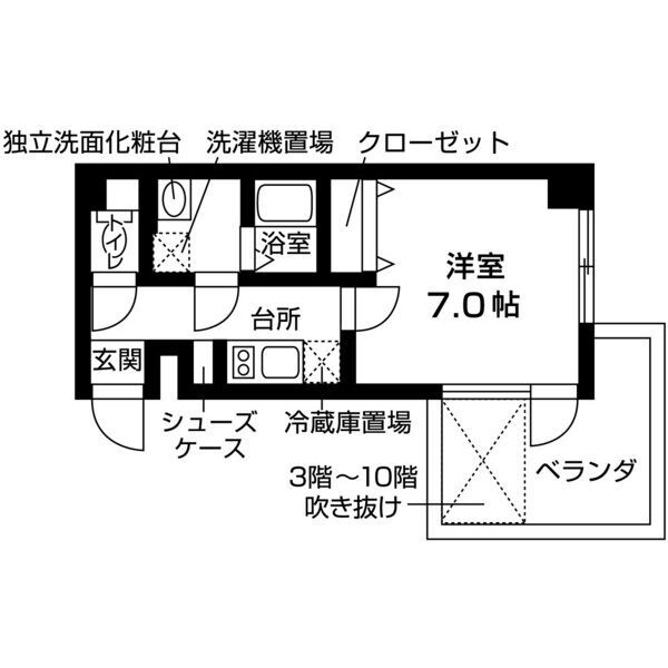トレジャーマンションⅢの間取り