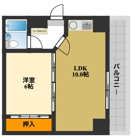 メゾンヨークの間取り