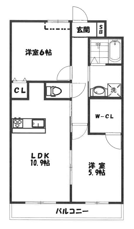 杜喜（トキ）の間取り
