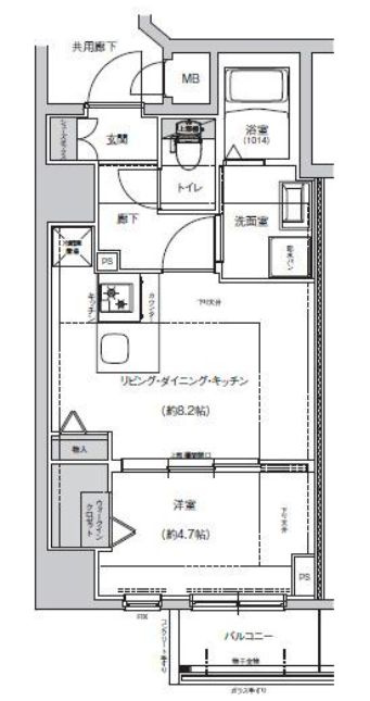 ディーシーガーデン京都西の間取り